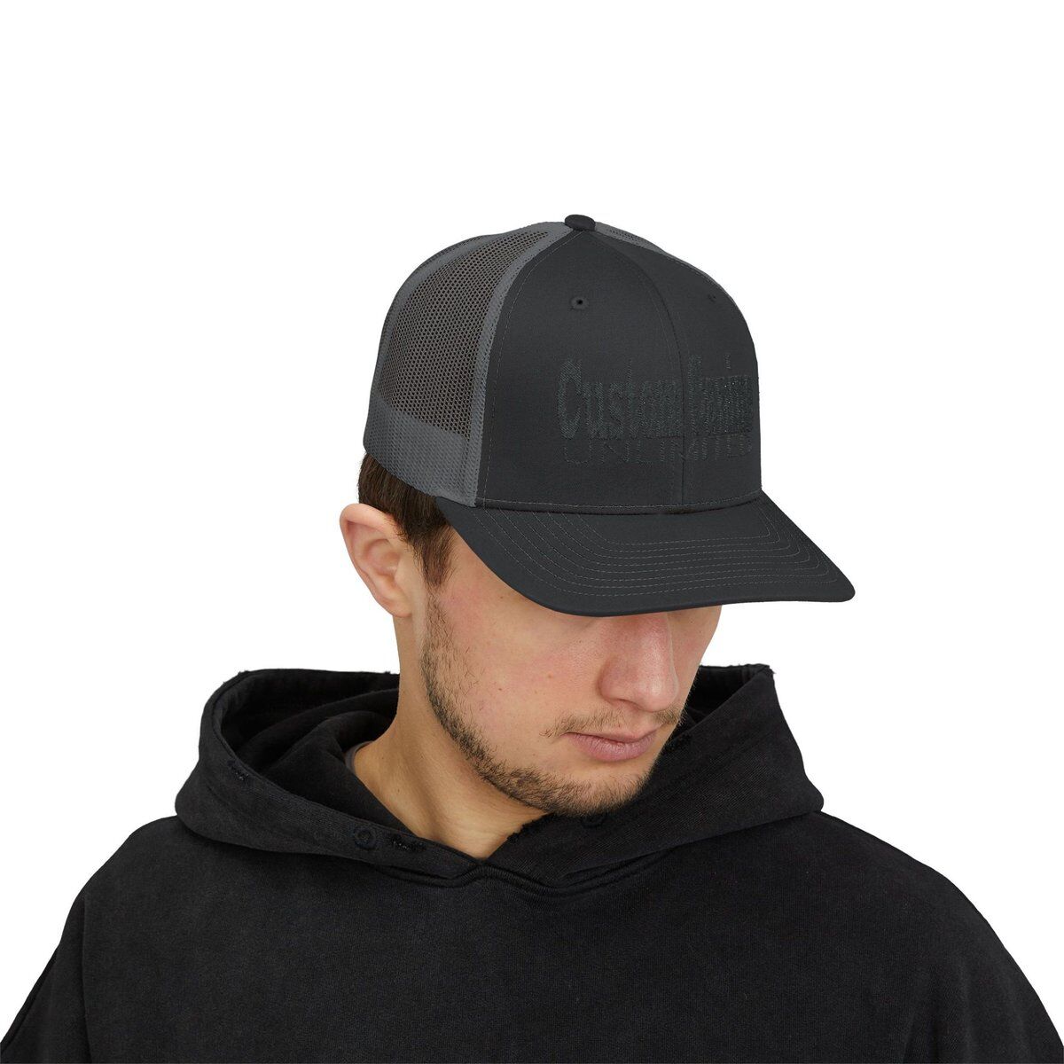 Snapback Trucker Cap with Black Custom Canine Unlimited - Image 23