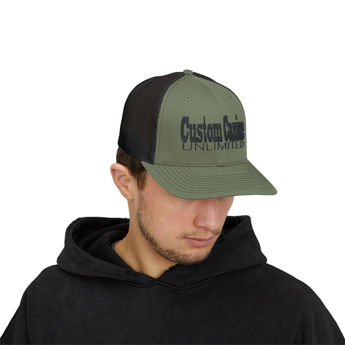 Snapback Trucker Cap with Black Custom Canine Unlimited - Image 31
