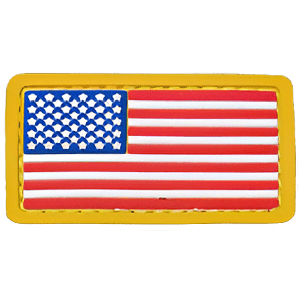 Color US Flag Mini PVC