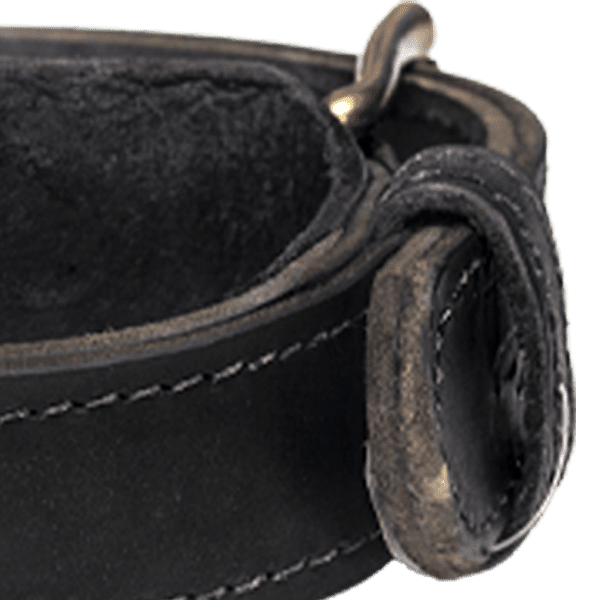 Leather Agitation Collar Excess Keeper