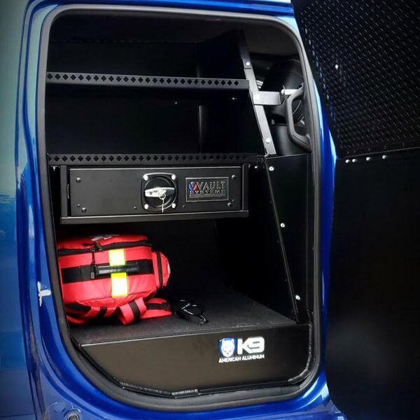 K9 Platform with Shelving and drawer