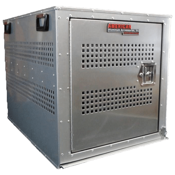 Aluminum dog crate