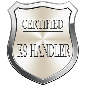 Certified K9 Handler Badge Certified K9 Handler Badge