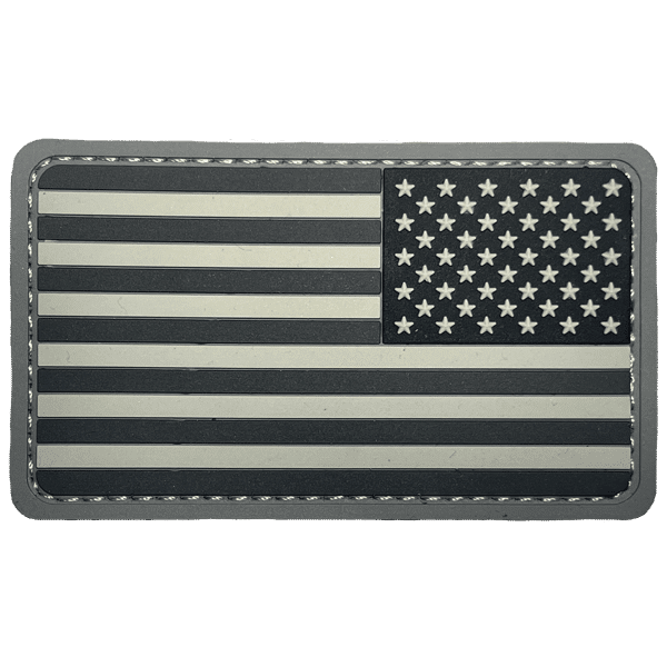 US Flag Reversed PVC Patch