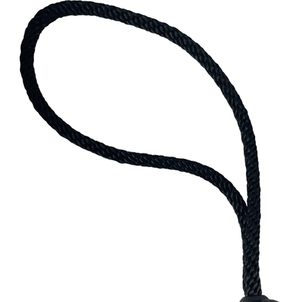 Black Double Braided Nylon Handle In Toy