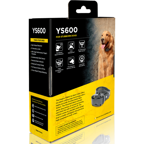 Dogtra YS600 Back Packaging