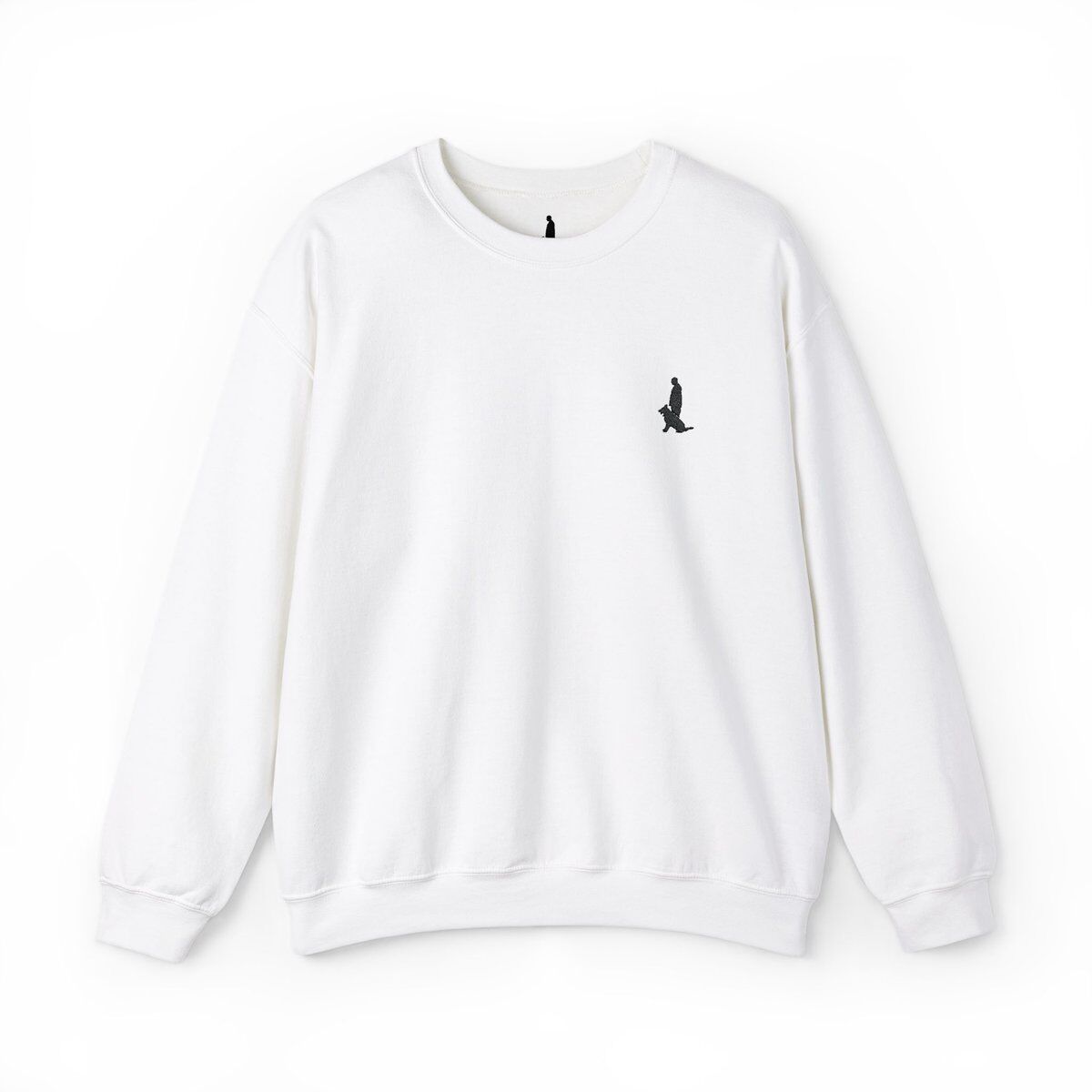 Unisex Heavy Blend™ Crewneck Sweatshirt with Black Custom Canine Unlimited Chest Logo