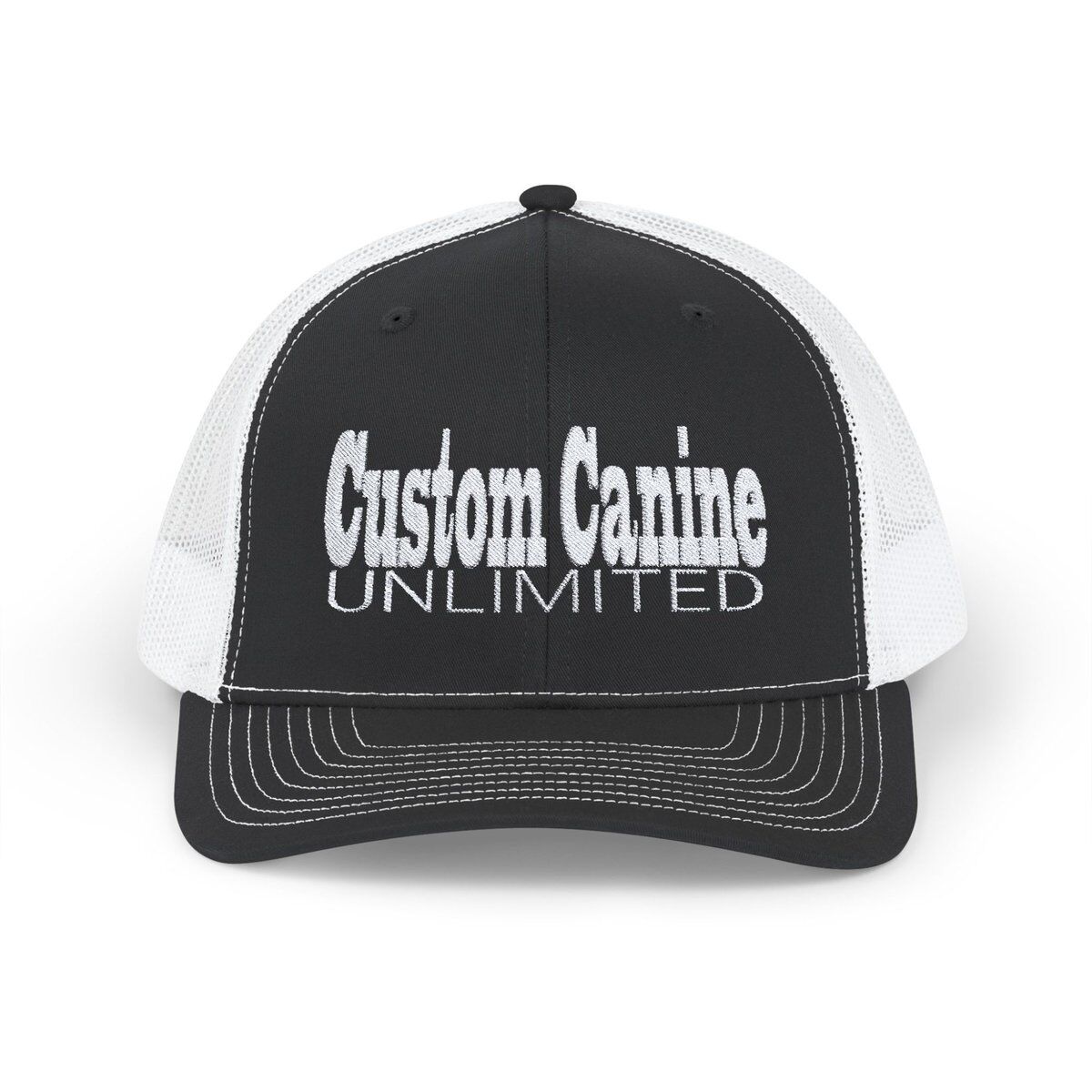 Snapback Trucker Cap with White Custom Canine Unlimited - Image 10