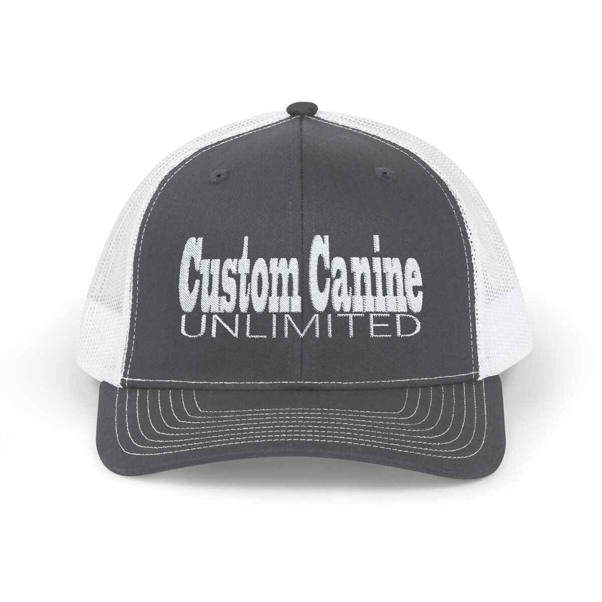Snapback Trucker Cap with White Custom Canine Unlimited - Image 17