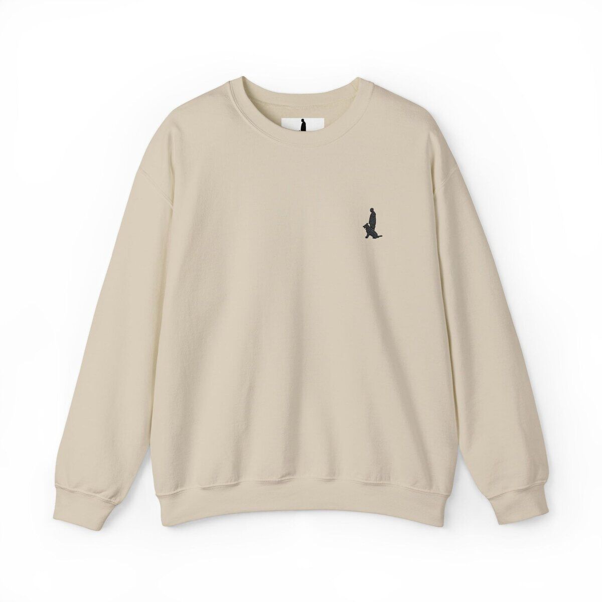 Unisex Heavy Blend™ Crewneck Sweatshirt with Black Custom Canine Unlimited Chest Logo - Image 14