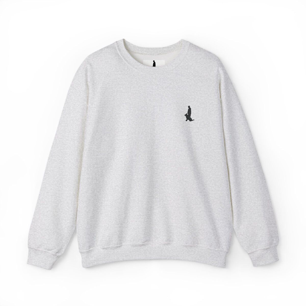 Unisex Heavy Blend™ Crewneck Sweatshirt with Black Custom Canine Unlimited Chest Logo - Image 6
