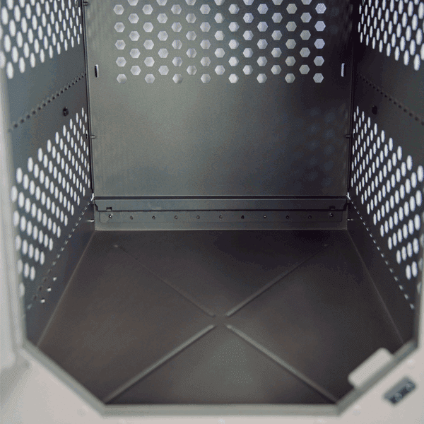 Rock Creek Crates Collapsible Dog Crate Lock Close Up
