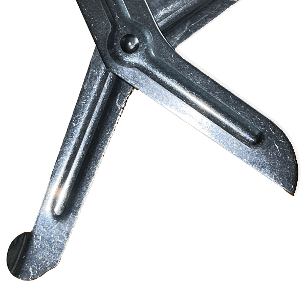 Trauma Utility Shears Open Stainless Steel Blades at Hinge