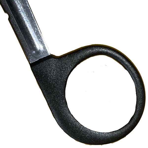 Black Finger hole of utility shears