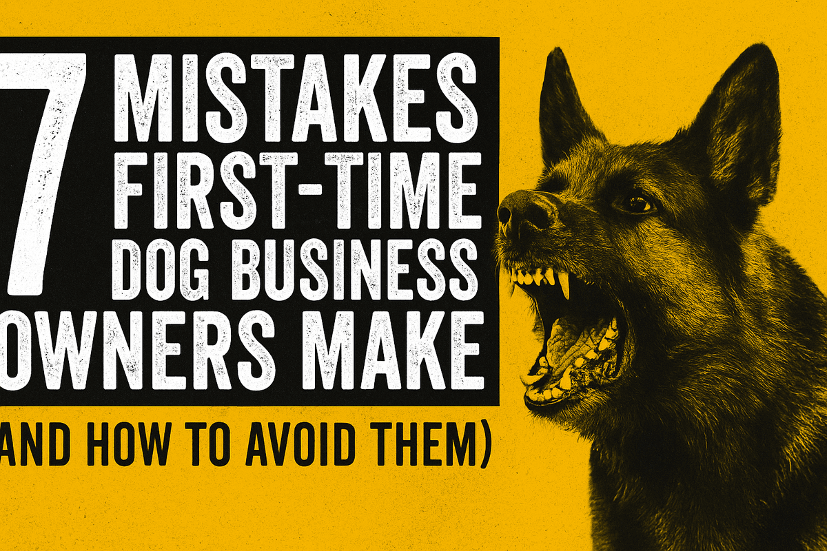 7 Mistakes First-Time Dog Business Owners Make 7 Mistakes First-Time Dog Business Owners Make