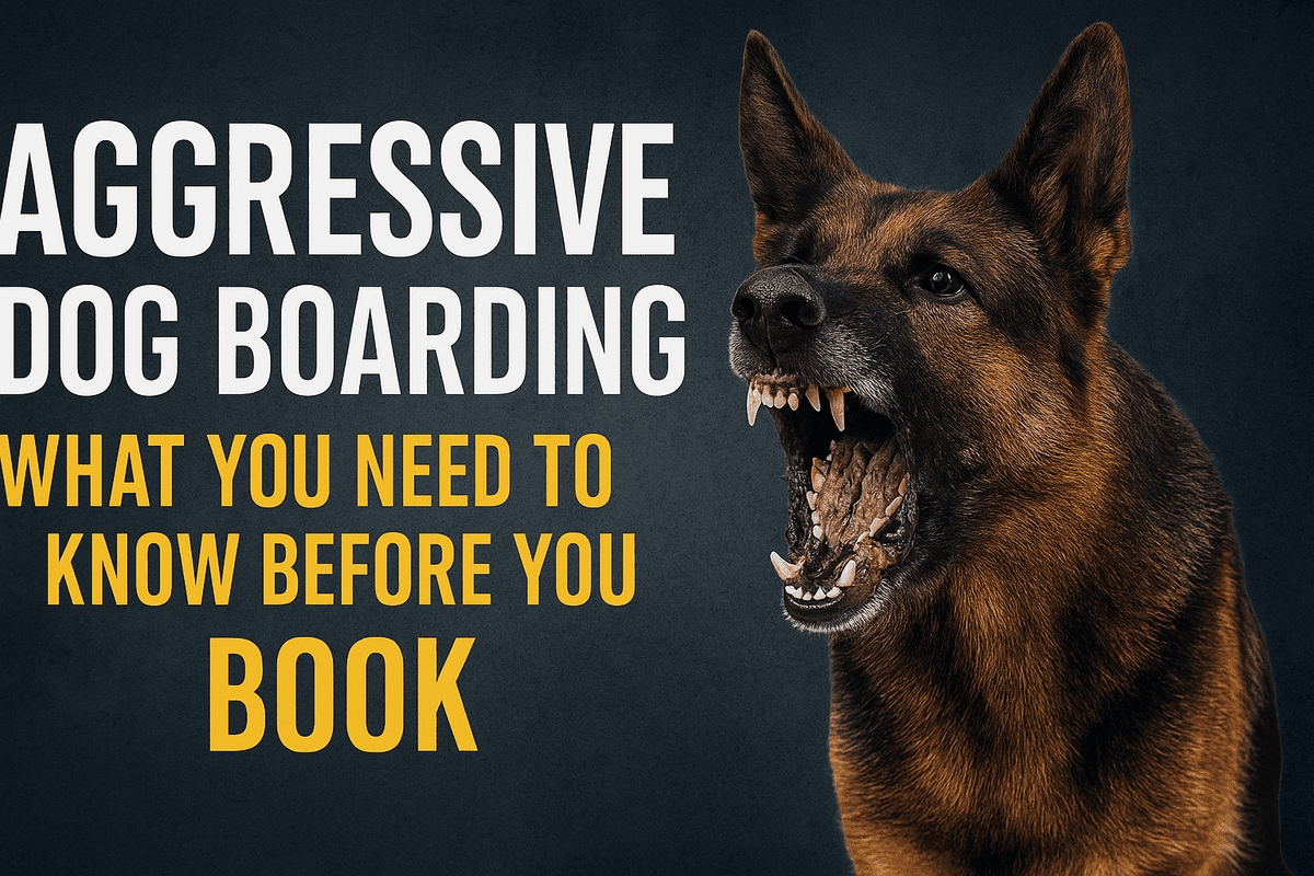 Aggressive Dog Boarding Aggressive Dog Boarding