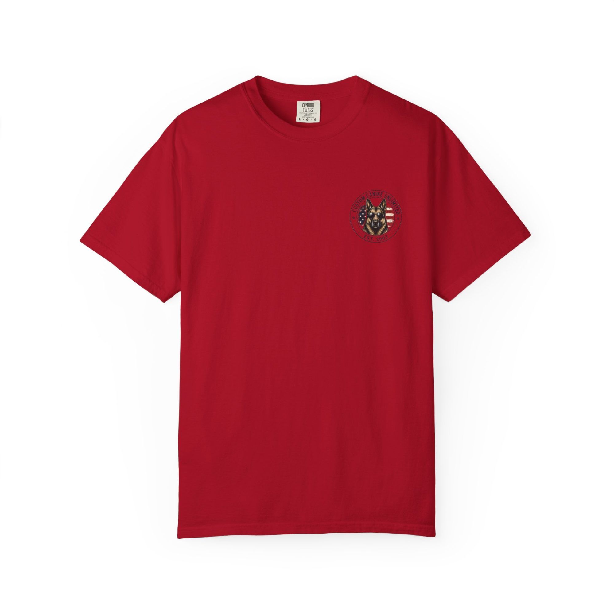 Patriotic German Shepherd T-Shirt — American Flag & Fireworks Design - Image 37