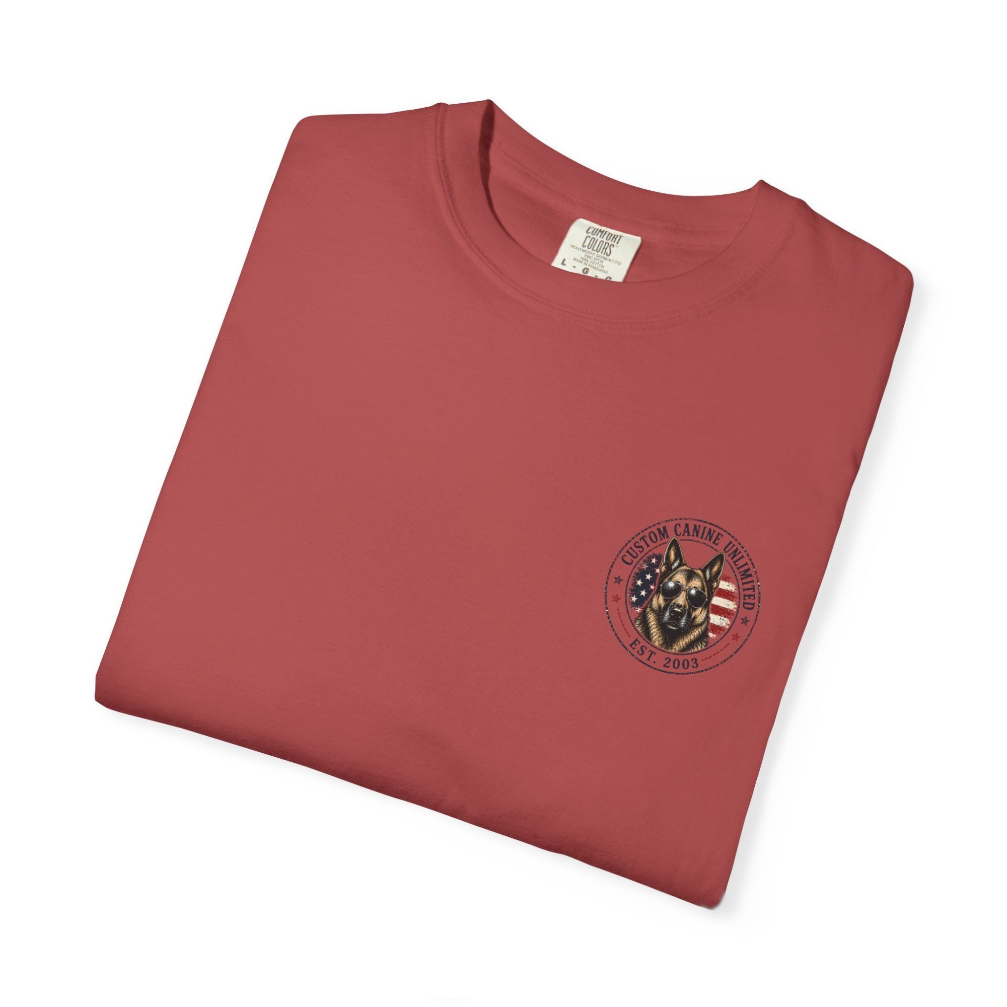 Patriotic German Shepherd T-Shirt — American Flag & Fireworks Design - Image 35