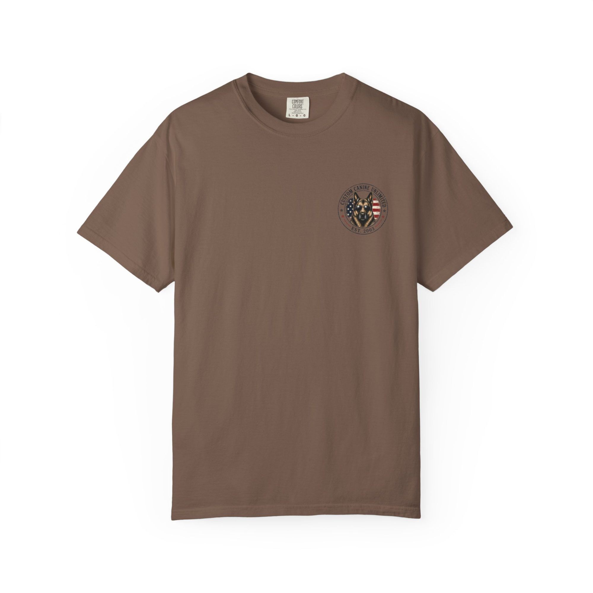 Patriotic German Shepherd T-Shirt — American Flag & Fireworks Design - Image 5