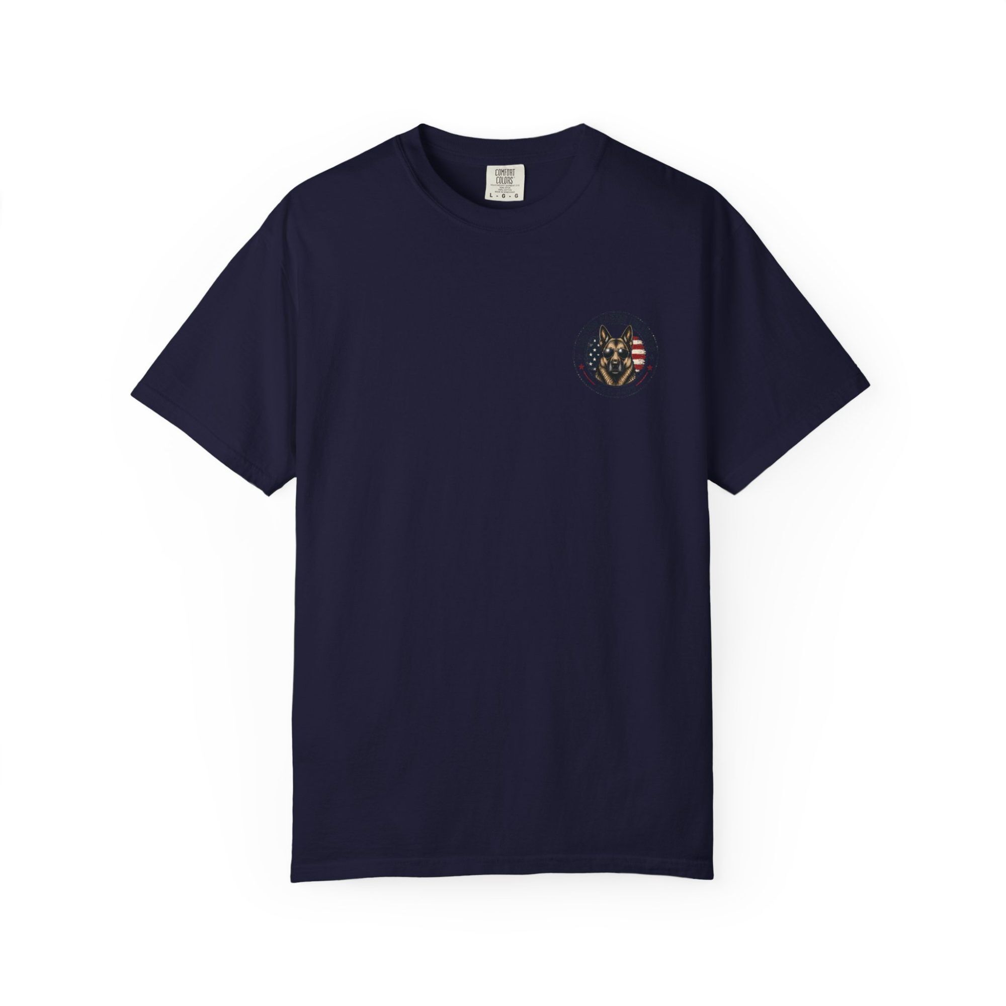 Patriotic German Shepherd T-Shirt — American Flag & Fireworks Design - Image 17