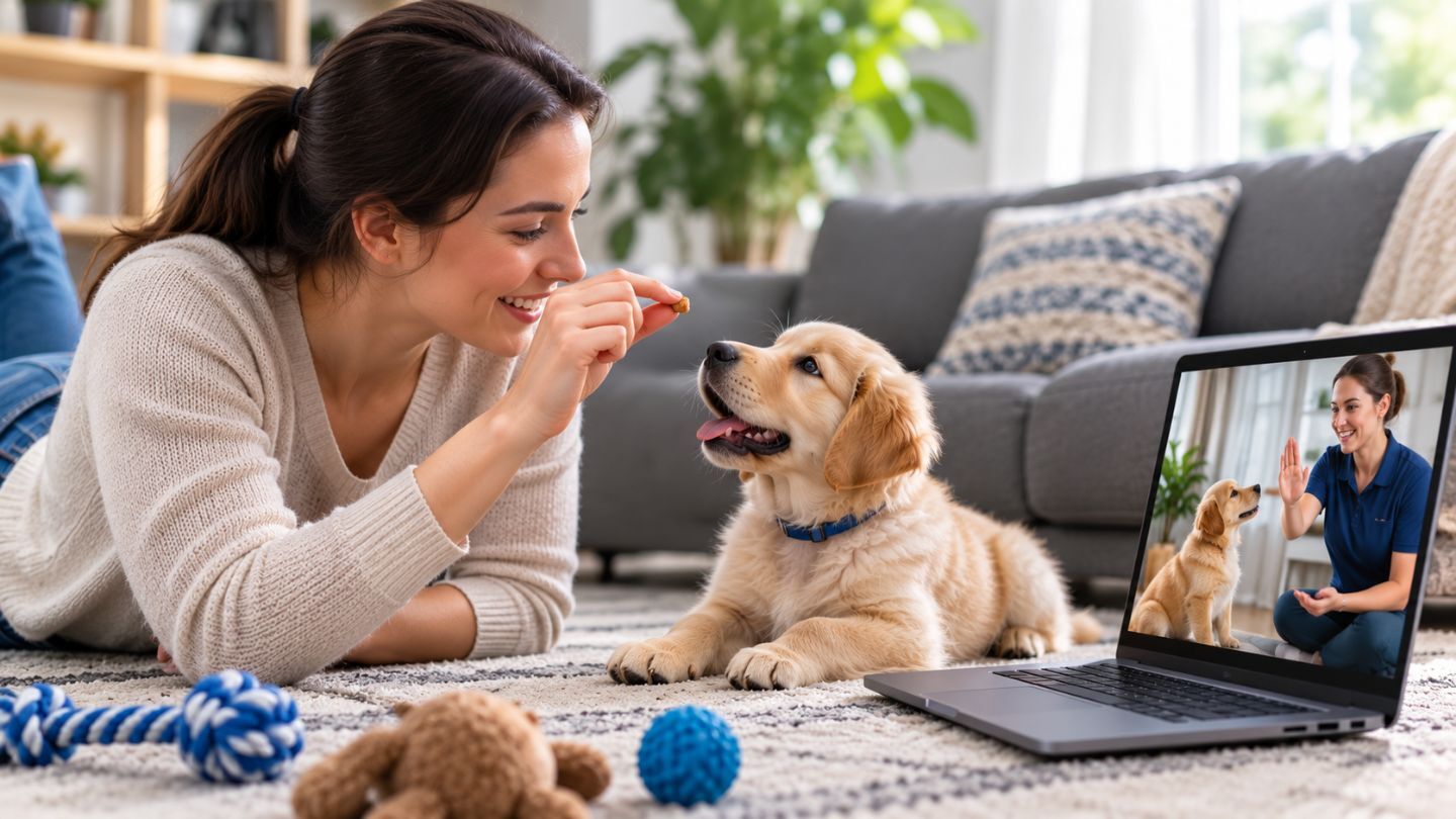 A week-by-week breakdown of what to expect in online puppy training